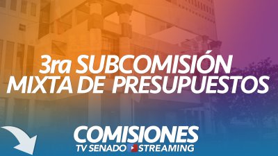 Comisión Tercera Subcomisión de Presupuesto Comisión Tercera Subcomisión de Presupuesto
