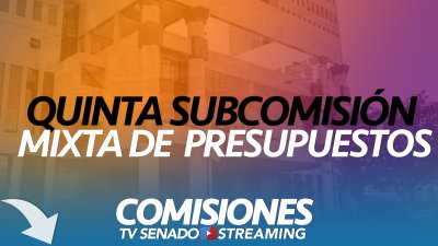 Quinta Subcomisión Mixta de Presupuestos Quinta Subcomisión Mixta de Presupuestos