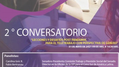 Seminario: Lecciones y desafíos post pandemia para el teletrabajo con perspectivas de género Seminario: Lecciones y desafíos post pandemia para el teletrabajo con perspectivas de género